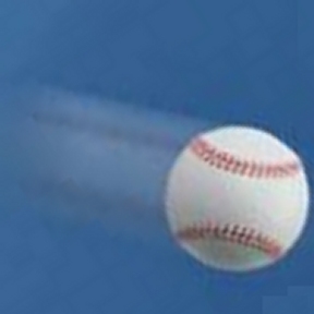 Baseball in flight